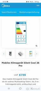 Klimatizácia - Silent cool 26 Pro NOVÁ - 2