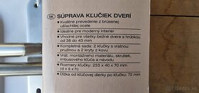 Nerezové kľučky - 1 pár - 2