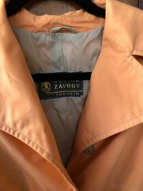 Jarný kabát - oranžovej farby - 2