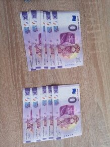 0€  euro bankovky Miro Satan - 2