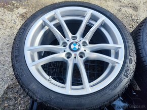 Alu Sada=5x120=orig.BMW M3/M4=s pneu=255/35 R18=DVOJROZMER - 2