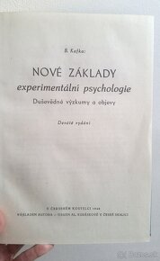 Břetislav Kafka: Nové základy experimentální psychologie - 2