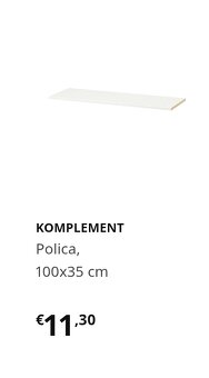 Skriňa IKEA pax 236x100x35 + 6x polica - 2