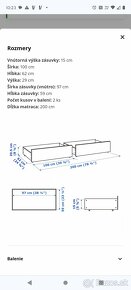 IKEA šuflík pod posteľ - 2