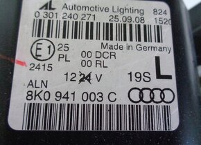 Audi A4 B8 2007- ľavé predné svetlo Xenon LED nenatačací - 2