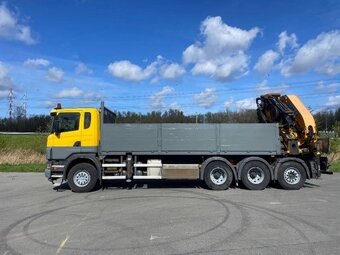 9467 Scania G 400 - 8x4 – Valník + HR-Effer  650 + Jib – EUR - 2