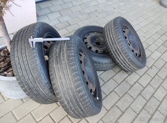 185/60r15-letne +disky VW,Seat, Škoda - 2