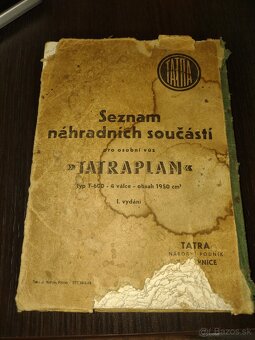 Tatraplan katalog - 2