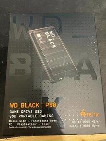 Externý Disk WD Black P50 4TB - 2