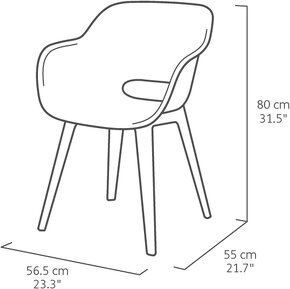 Sada 2 stoličiek Allibert Keter Akola - 2
