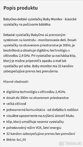 BabyOno vysielačky - 2