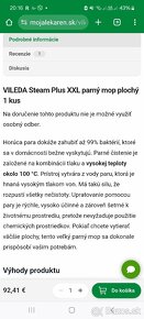 Parny mop.Vileda Steam Plus XXL - 2