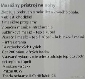 Masážny prístroj na nohy Hyundai Electronics FM 605 - 2