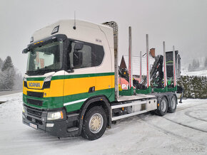 Scania R580 6x4 Lesovoz HR Loglift 125Z s kabínou - 2