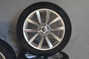 5x112 R18 Zimna sada Original Skoda Superb 3 + 235/45 R18 - 2