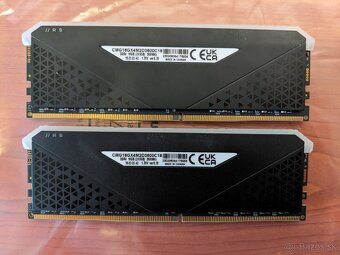 Corsair Vengeance RGB 16GB KIT (2x8) 3600MHz CL18 v záruke - 2