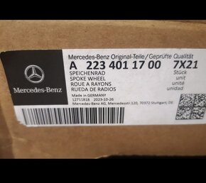 Disk Mercedes S A223 AMG R21 nový - 2