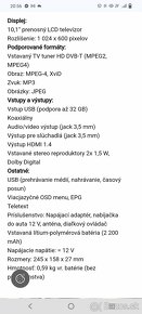 Prenosný LCD televízor Sencor SPV 7011 - 2