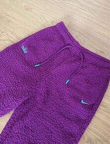 Nike sherpa teple teplaky polar S sweatpants High waist - 2