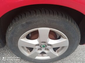 disky 5x100r14 škoda Fabia 1 s celoročnými pneu 185/60R14 - 2