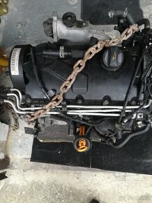 komplet agregat, turbo , motor 1,9 TDI 77kw bxe skoda - 2