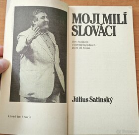 Július Satinský - Moji milí Slováci (1991 - 1. vydanie) - 2