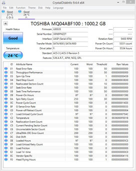 HDD 2,5" SATA 1TB - 2