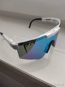Športové slnečné okuliare Pit Viper - modro biele - 2