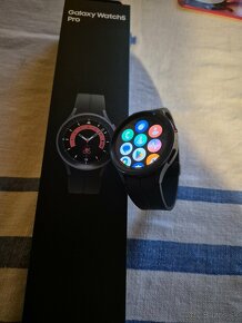 Samsung Galaxy Watch 5 Pro 45mm, čierne super stav - 2