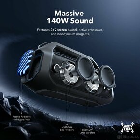 Brutálny BT Reproduktor Anker Soundcore Boom 2 PLUS až 140W - 2