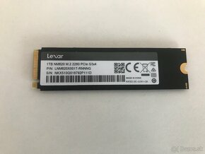 SSD NVme m.2. LEXAR 620 1TB - 2