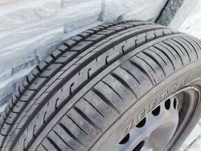 Plechové disky 5x108 R16 + 205/55 R16 letné pneumatiky - 2