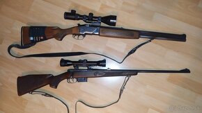 Predám pušky - Fox Mod.2 .222 Remington a ZH304 7x57R/12-70 - 2