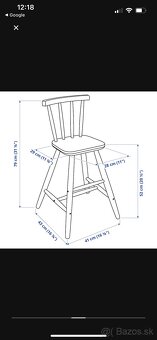 Detská jedalenská stolička - 2