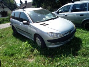 rozpredám Peugeot 206 1.4i, 2,0 hfi - 2