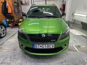 Škoda Fabia 2 RS zelena metalíza 1.4 TSI 132kw 2012 nová STK - 2