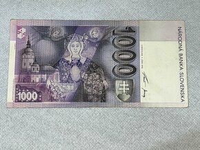 1000 korún séria G 1995 - 2