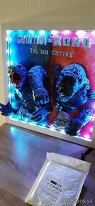 Led 3D Obraz Godzilla x Kong - 2