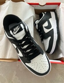 Nike Dunk Low panda čierno biele tenisky - 2