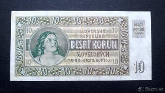 20 korun 1939, vzácná Slovenska bankovka - 2