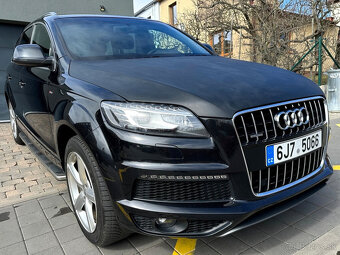 Audi Q7 3,0 TDi 180kw - 2x S-LINE, CZ, VZDUCH, 7-MÍST - 2