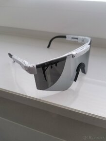 Športové slnečné okuliare Pit Viper - bielo sivé - 2