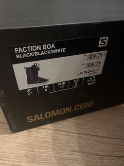 Obuv na snowboard SALOMON’22 M Faction veľ. 42 - 2