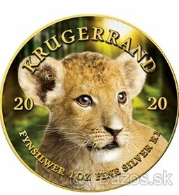 investičné strieborne mince - Krugerrand Big Five Baby - 2