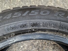 6. 245/50 R19 Run Flat Pirelli -zimné - 2