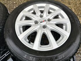 Alu Sada = 4x100 = PLATIN / MINI = s pneu =185/60 R15 - 2