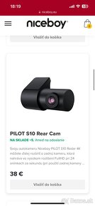 Dashcam NICEBOY S10 Radar + zadná kamera S10 rear cam - 2