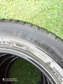 Predám letné pneumatiky Michelin 185x65x15 - 2