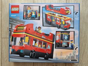 Lego City 60407 Červený dvojposchodový vyhliadkový autobus - 2