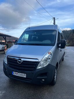 Opel Movano 2,3CDTI L4H2  110kw 150 PS 7 miestne Odpočet DPH - 2